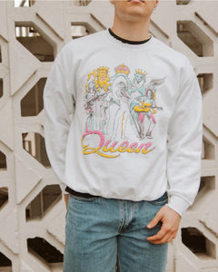 QUEEN "PUFFY PRINT" OVERSIZED CREWNECK