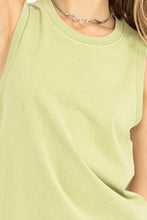 Load image into Gallery viewer, LENNON MUSCLE TANK // MATCHA