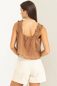 BECKY RUFFLE TANK TOP