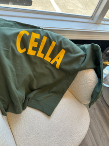 CELLA GOLD CLASSIC CREWNECK // GREEN